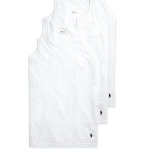2 packs Men's Ralph Lauren Cotton 3-Pk. Slim Fit Classic Undershirts.